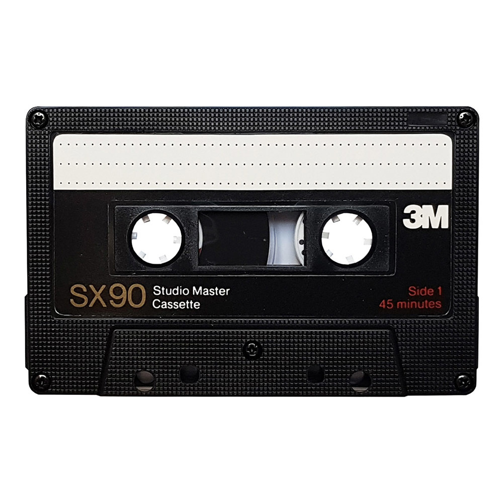 3M SX90 Studio Master chrome blank audio cassette tapes - Retro Style Media