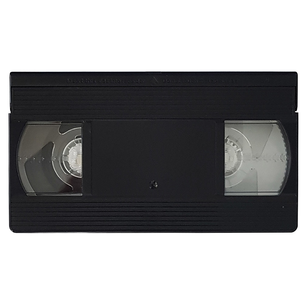 Bush Gold E240 VHS cassette tape - Retro Style Media