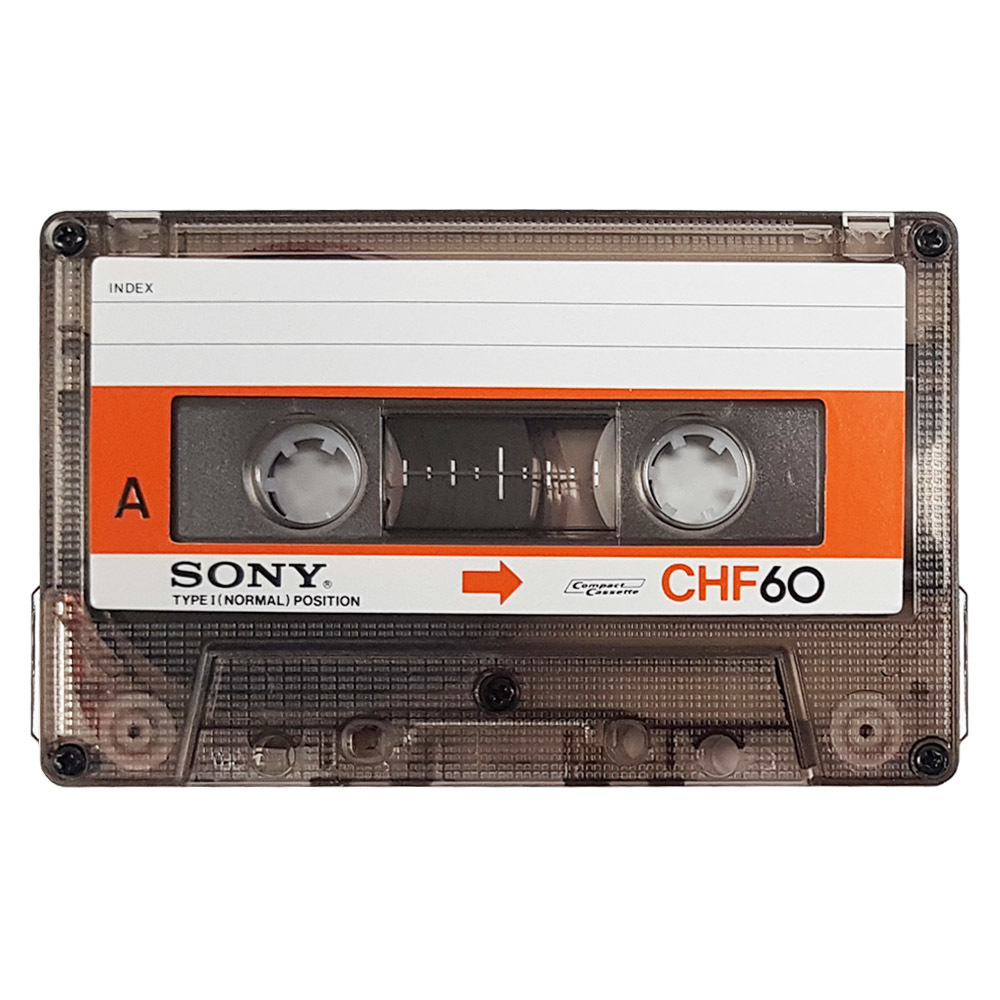 Sony CHF60 (1978) ferric blank audio cassette tapes - Retro Style Media