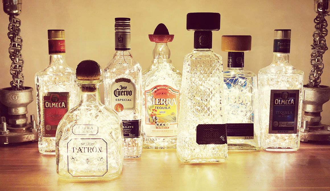 Tequila Bottle Lights: Retro Style Media