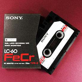 Elcaset Blank Cassette Tapes: Retro Style Media